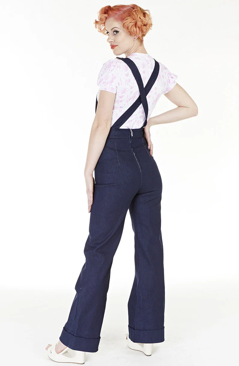 Denim 1940's Overalls - Image 5