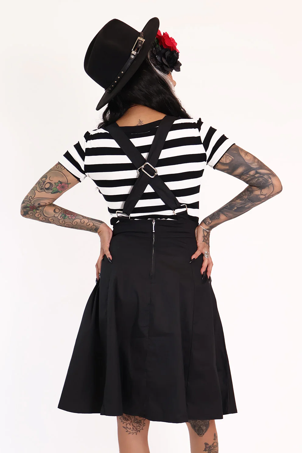 Black Dolly Long Pinafore - Image 3