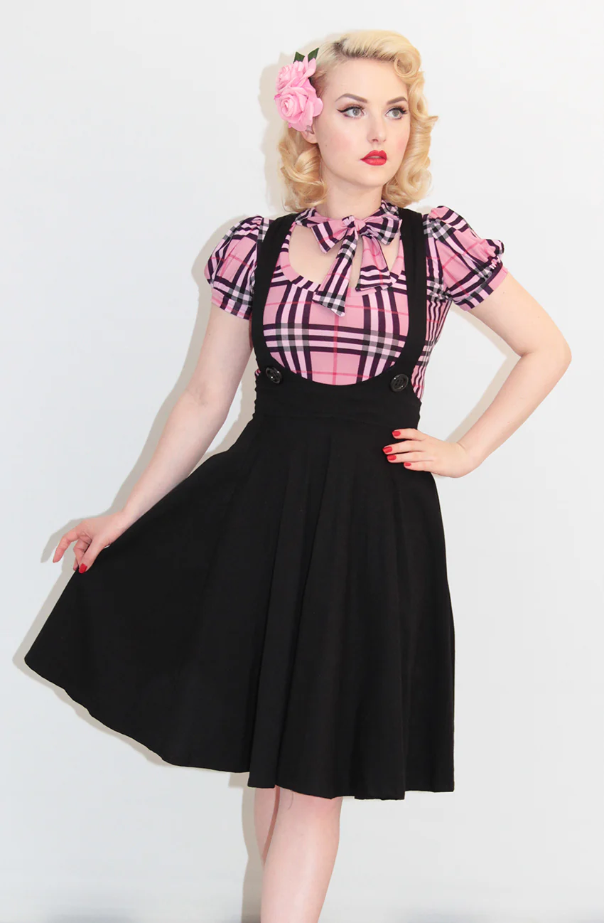 Black Dolly Long Pinafore - Image 5