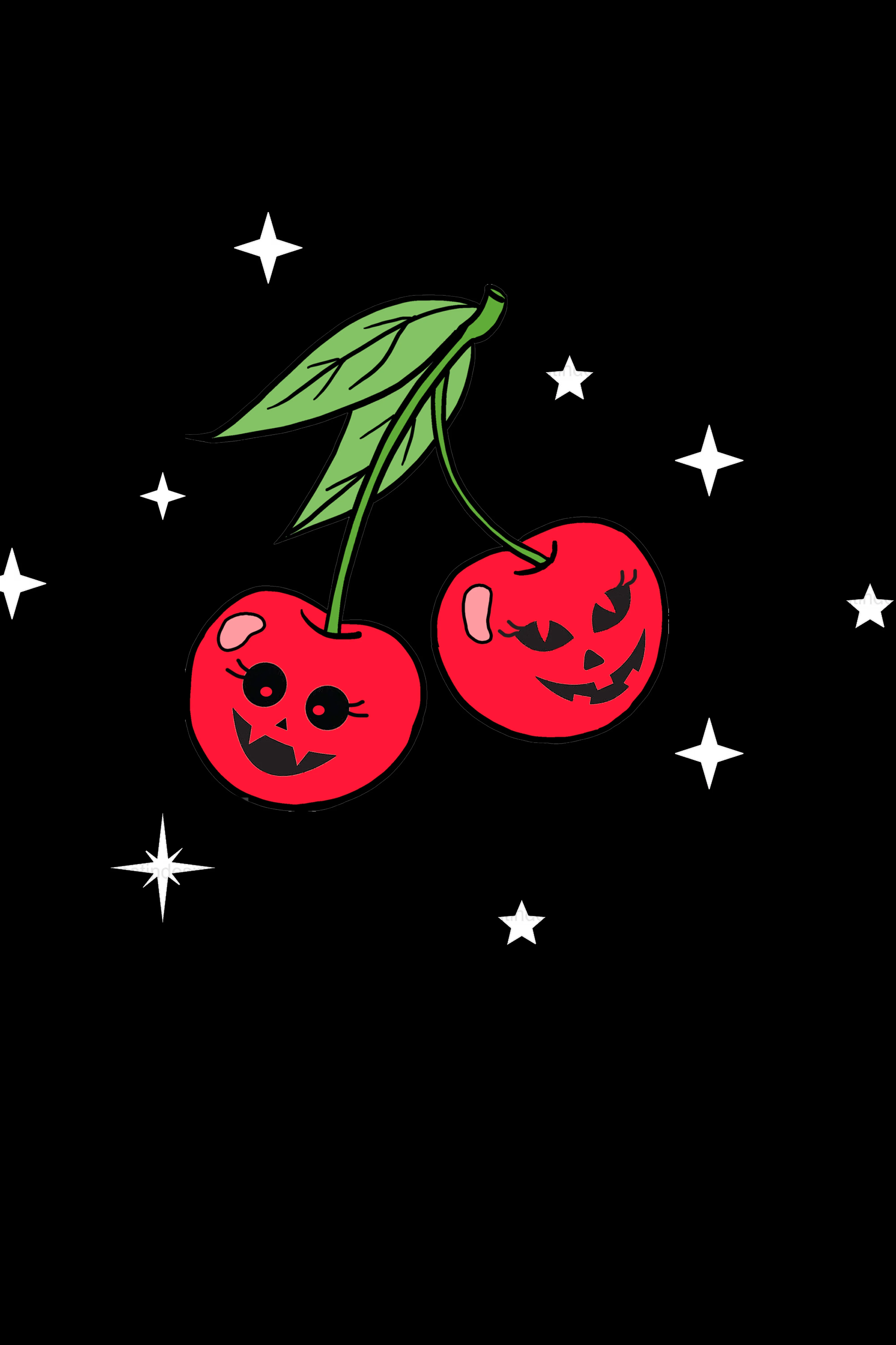 Black Monster Cherry Bomber Jacket - Image 7