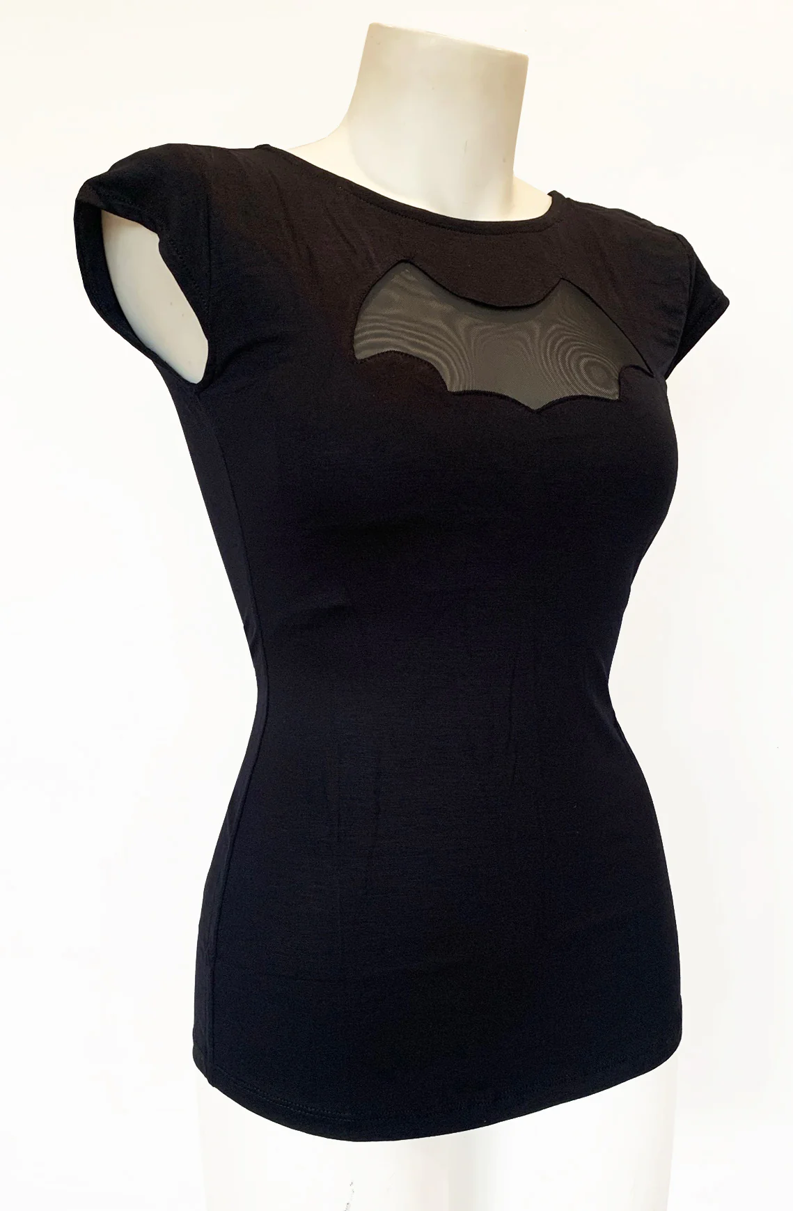 Black Night Wing Top Short Sleeve - Image 5