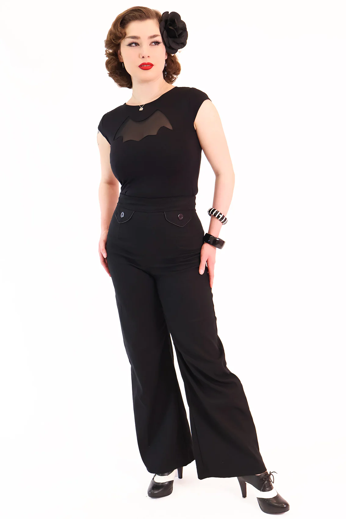 Black Sailor Pants - Image 3
