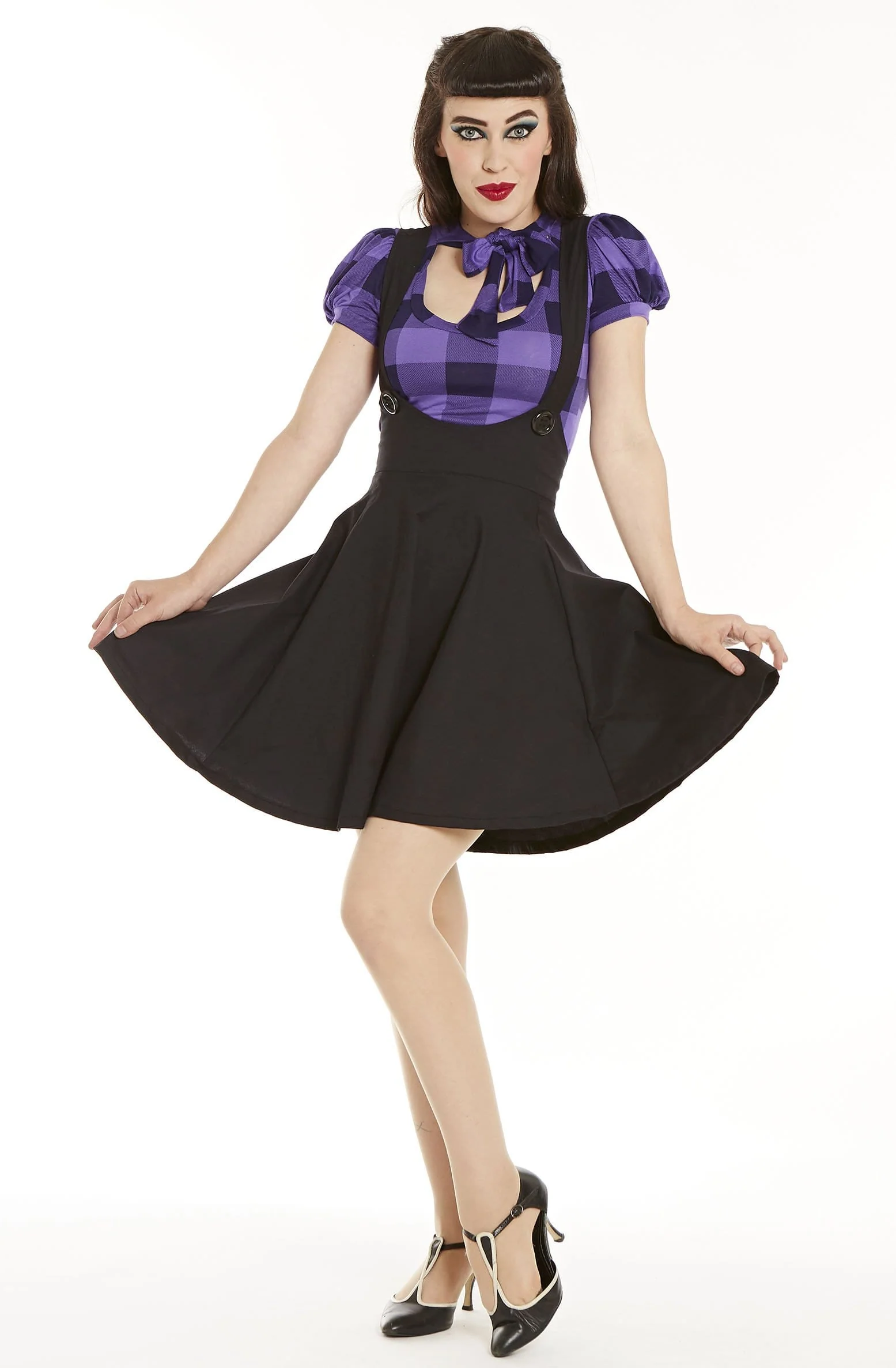 Black Skater Pinafore - Image 3