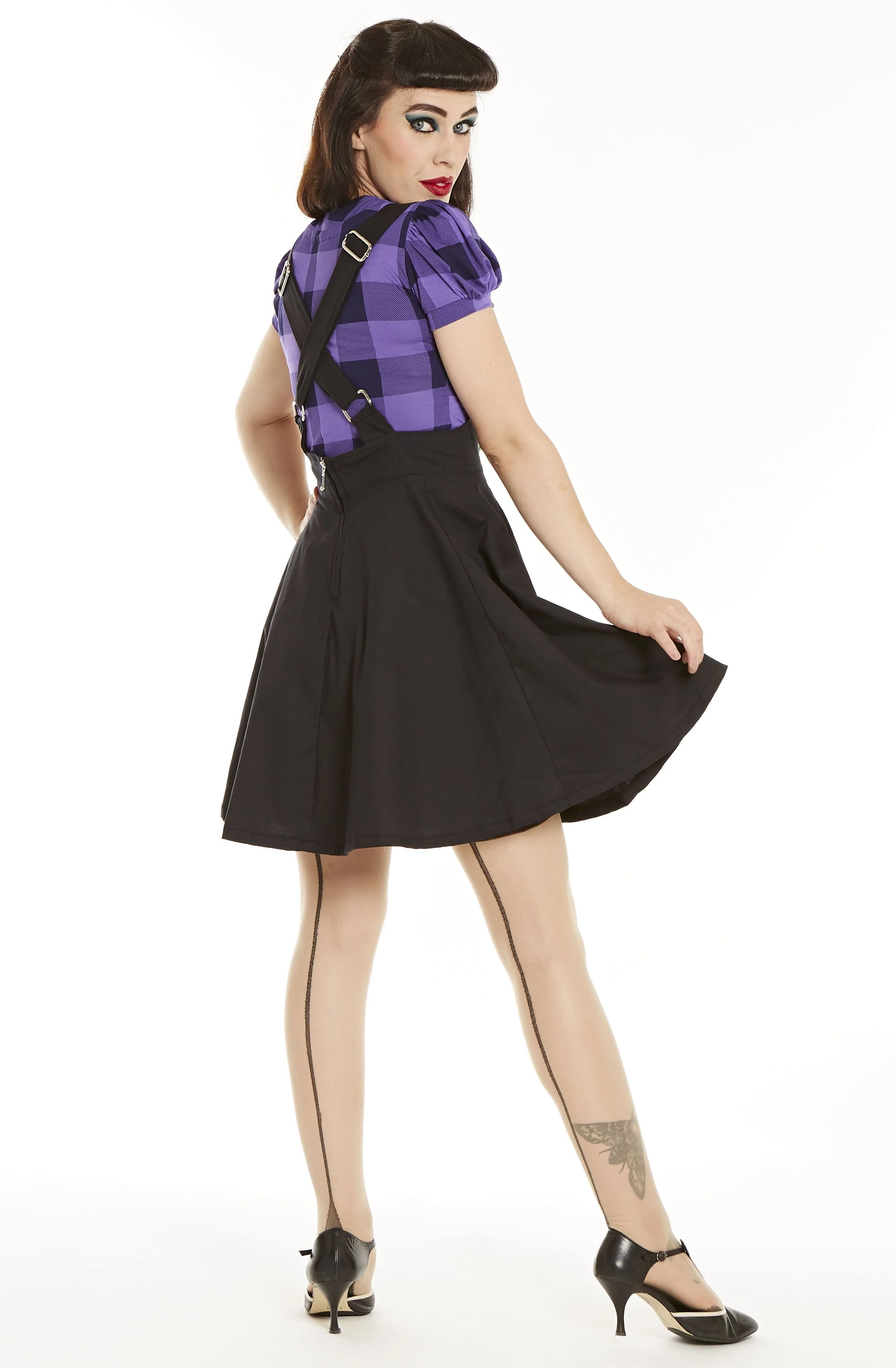 Black Skater Pinafore - Image 4