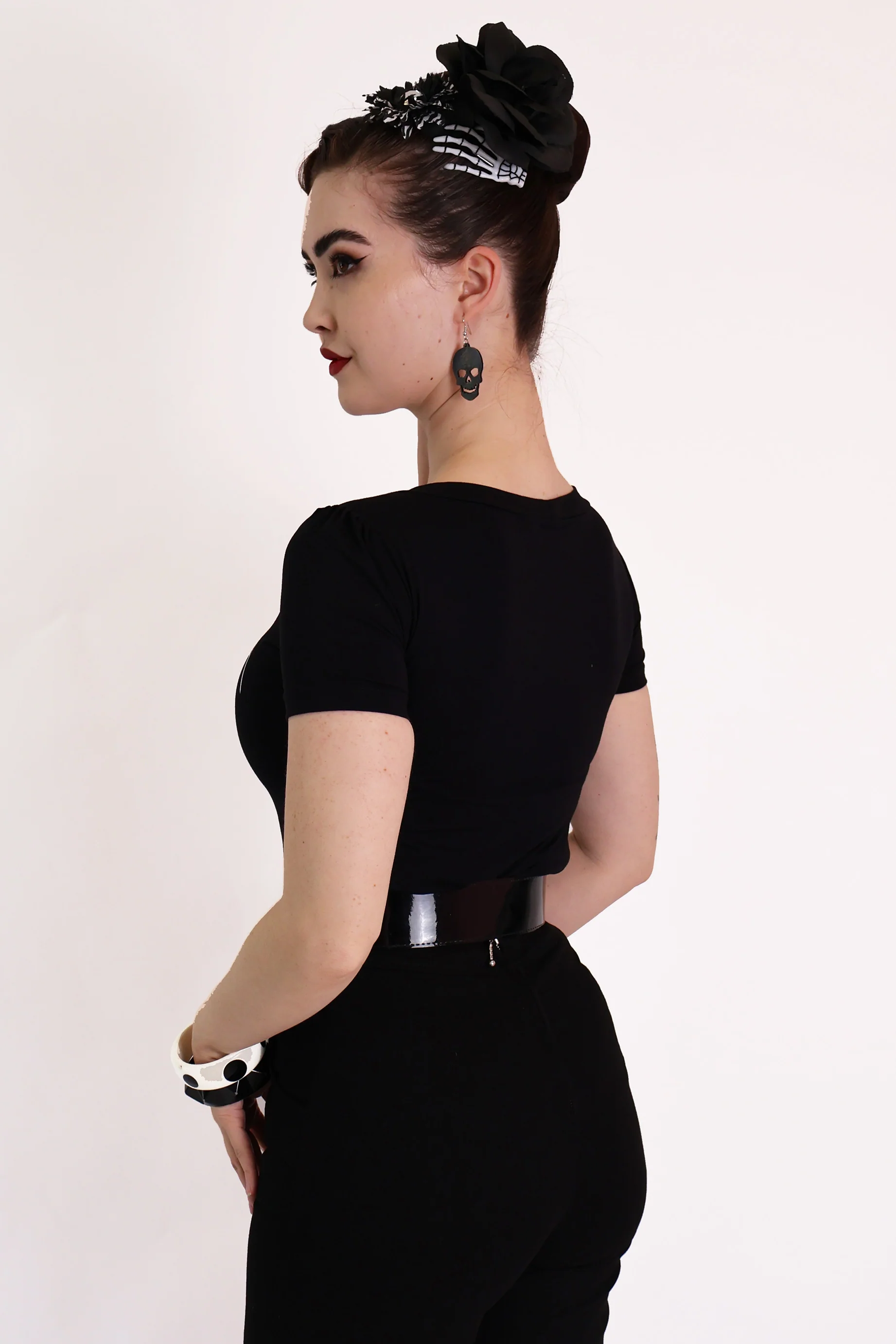 Black Tarantula Spiderweb Top - Image 4