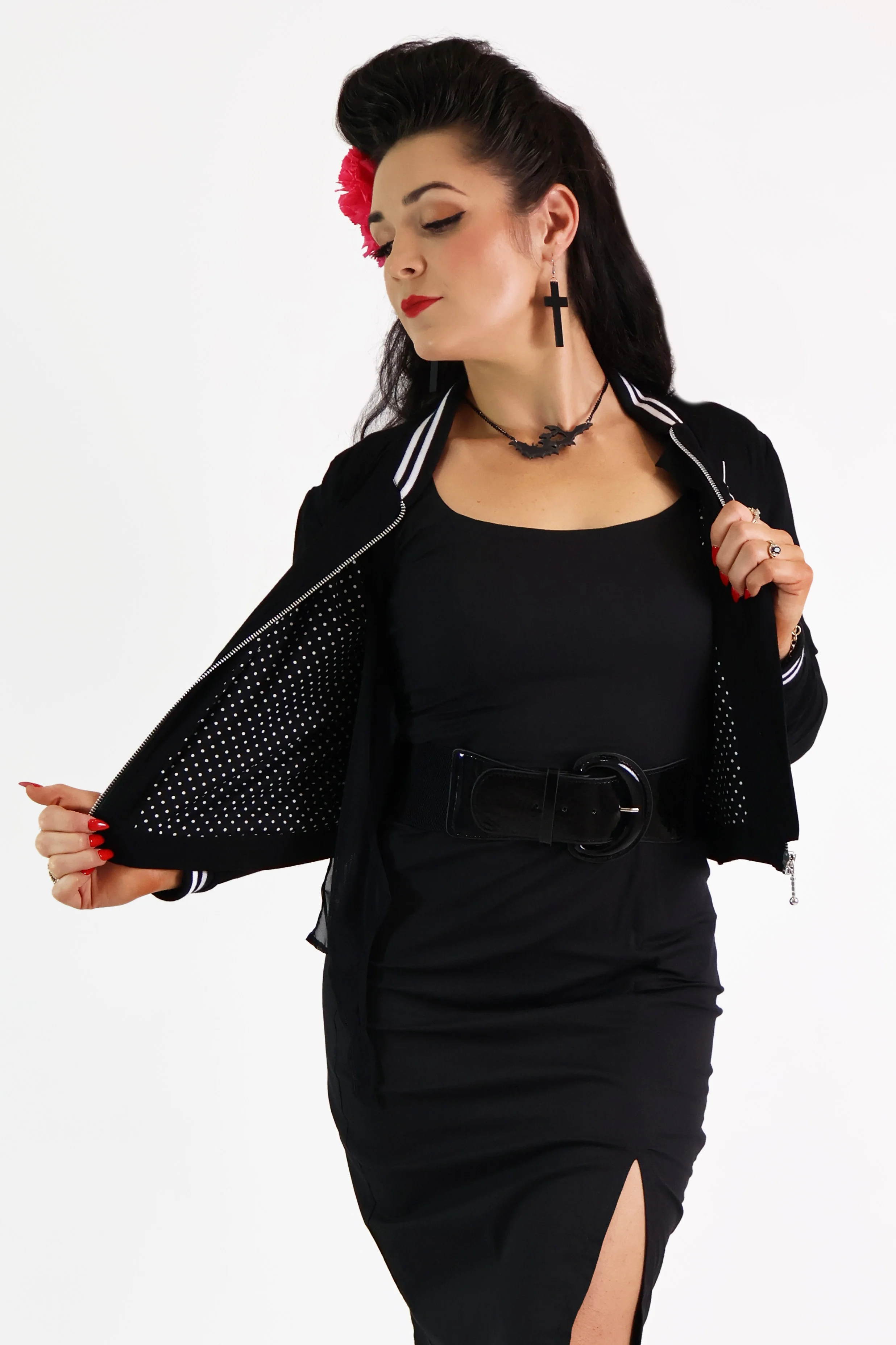 Black Widow Spiderweb Jacket - Image 5