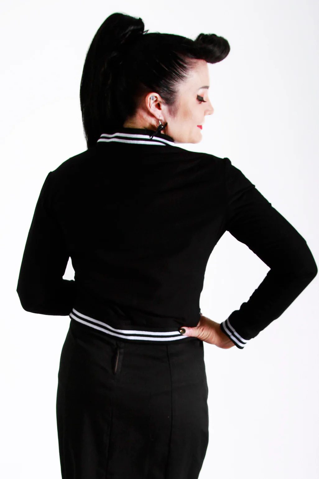 Dark Night Bat Bomber Jacket - Image 5