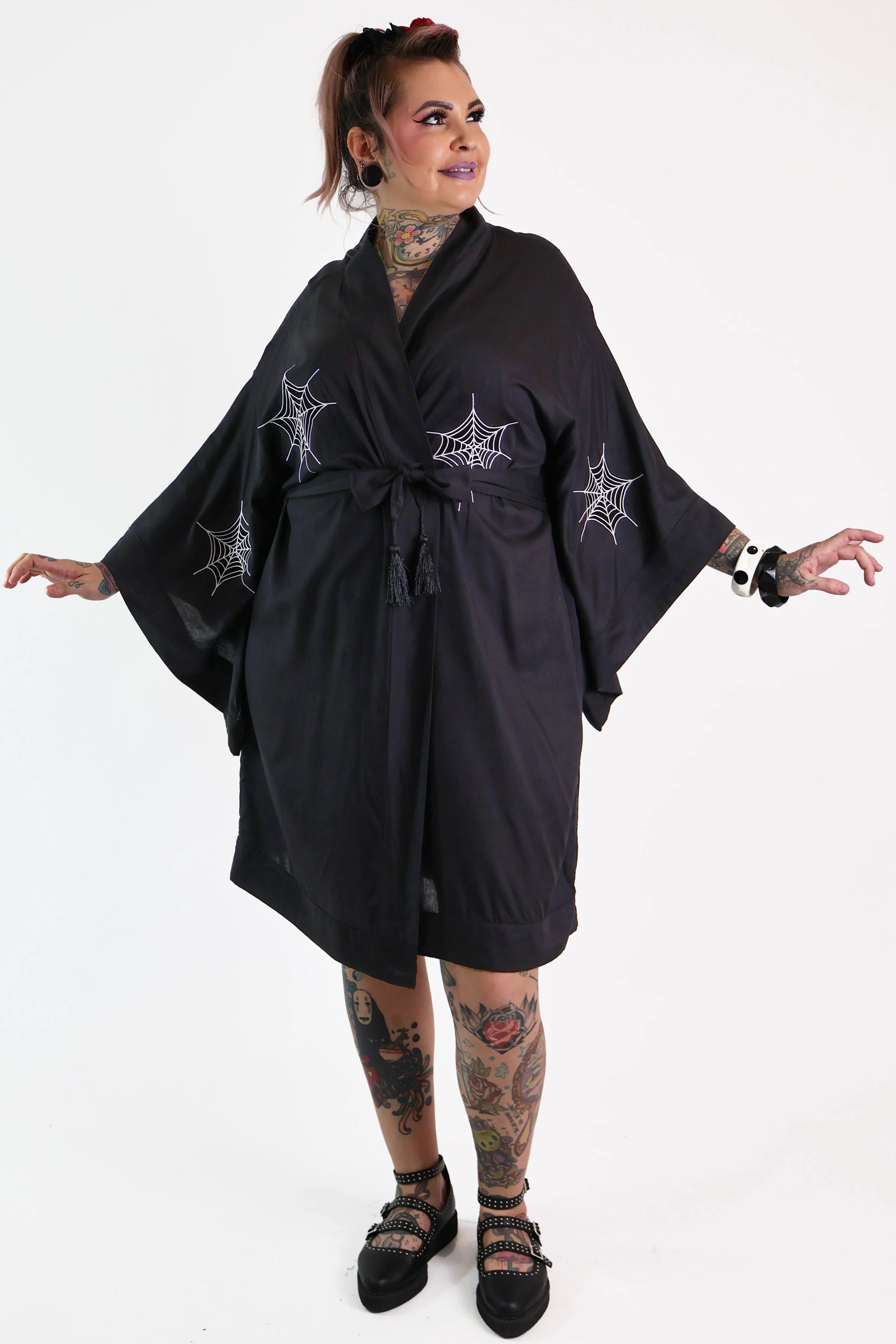 Dark Web Vintage Gown - Curvy - Image 3