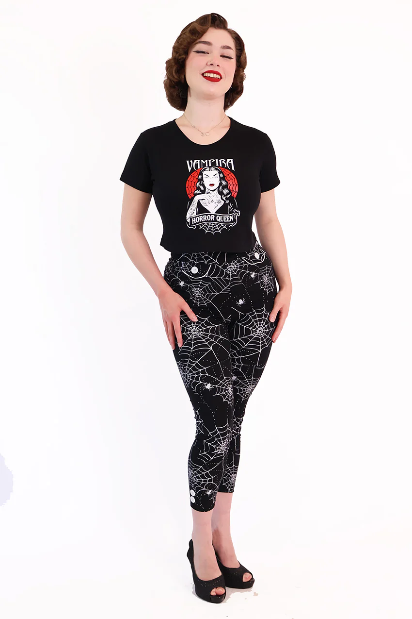 Labyrinth Spiderweb Capri Pants - Image 5