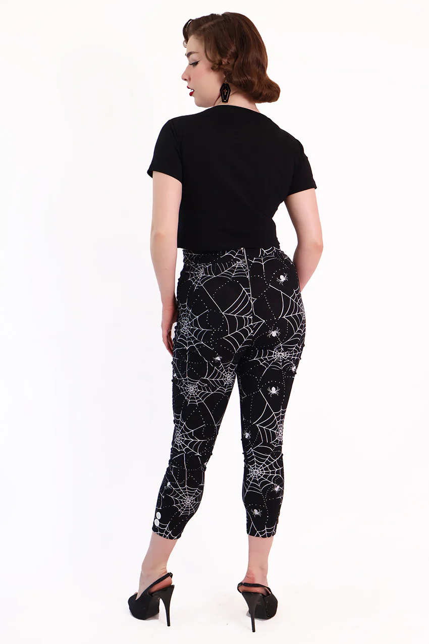 Labyrinth Spiderweb Capri Pants - Image 6
