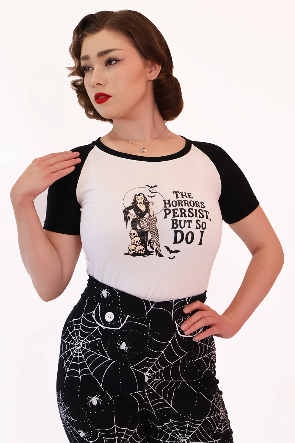 The Horrors Raglan Tee Shirt - Image 3