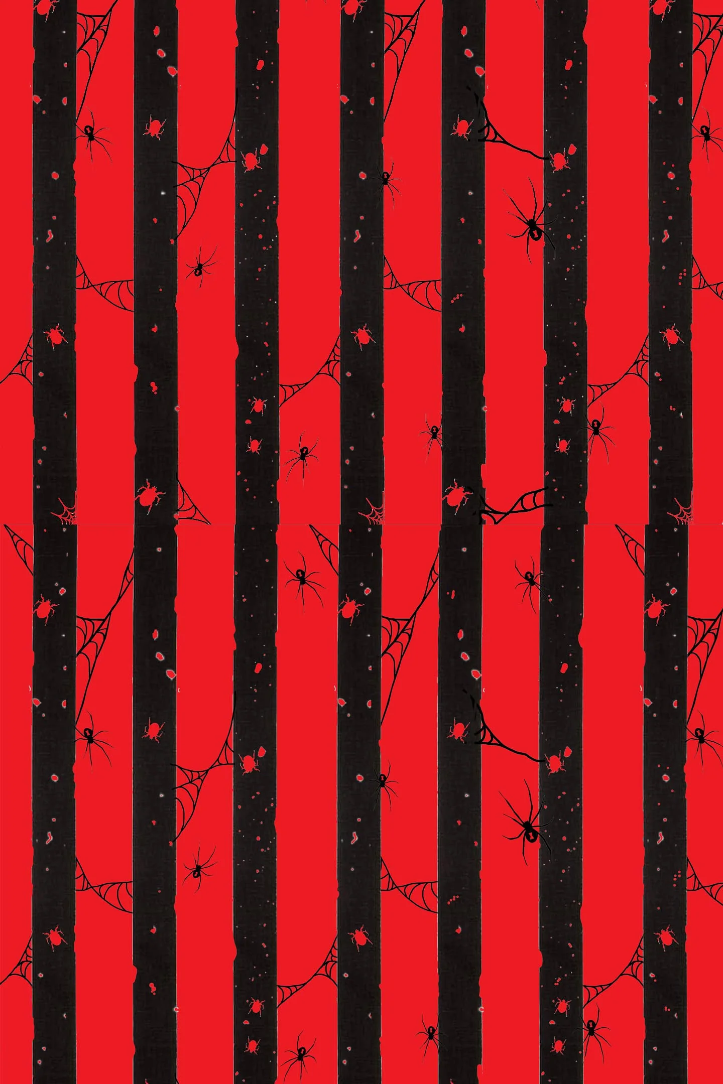 The Outlaw Black & Red Spooky Stripe Jumpsuit - Image 6