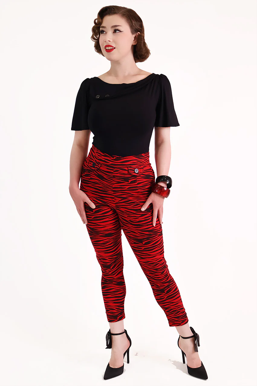 Red Tiger  Capri Pants - Image 4