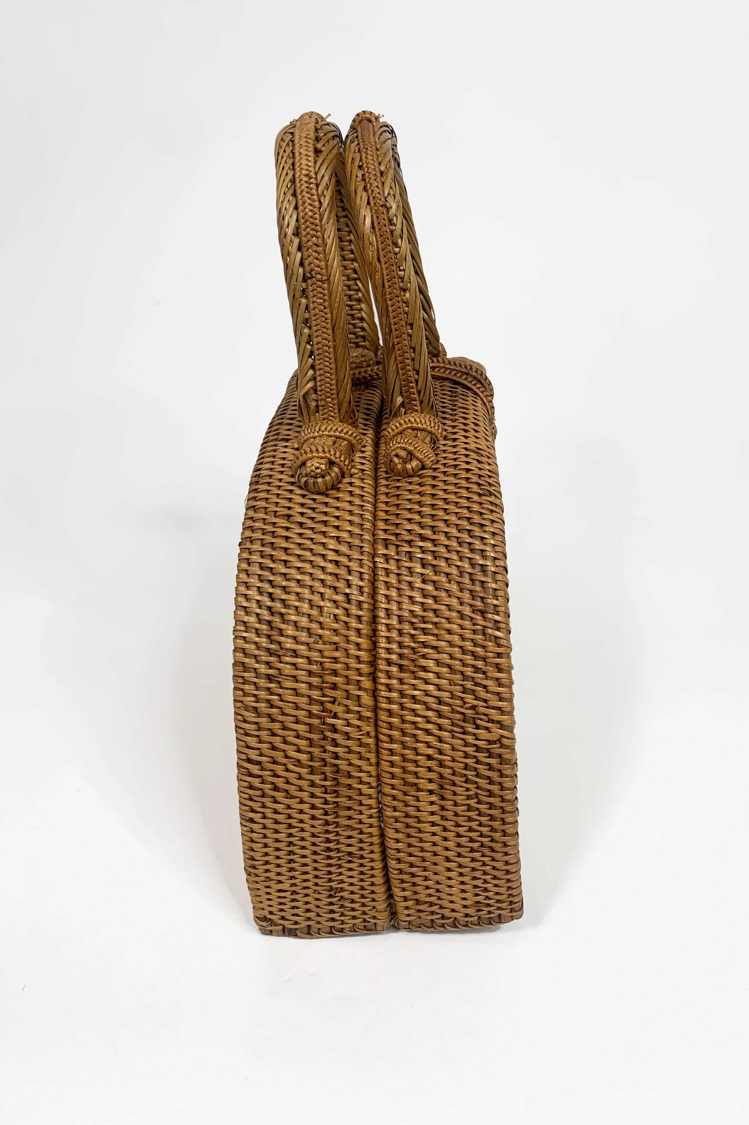 Tiki Vintage Basket Handbag - Image 3