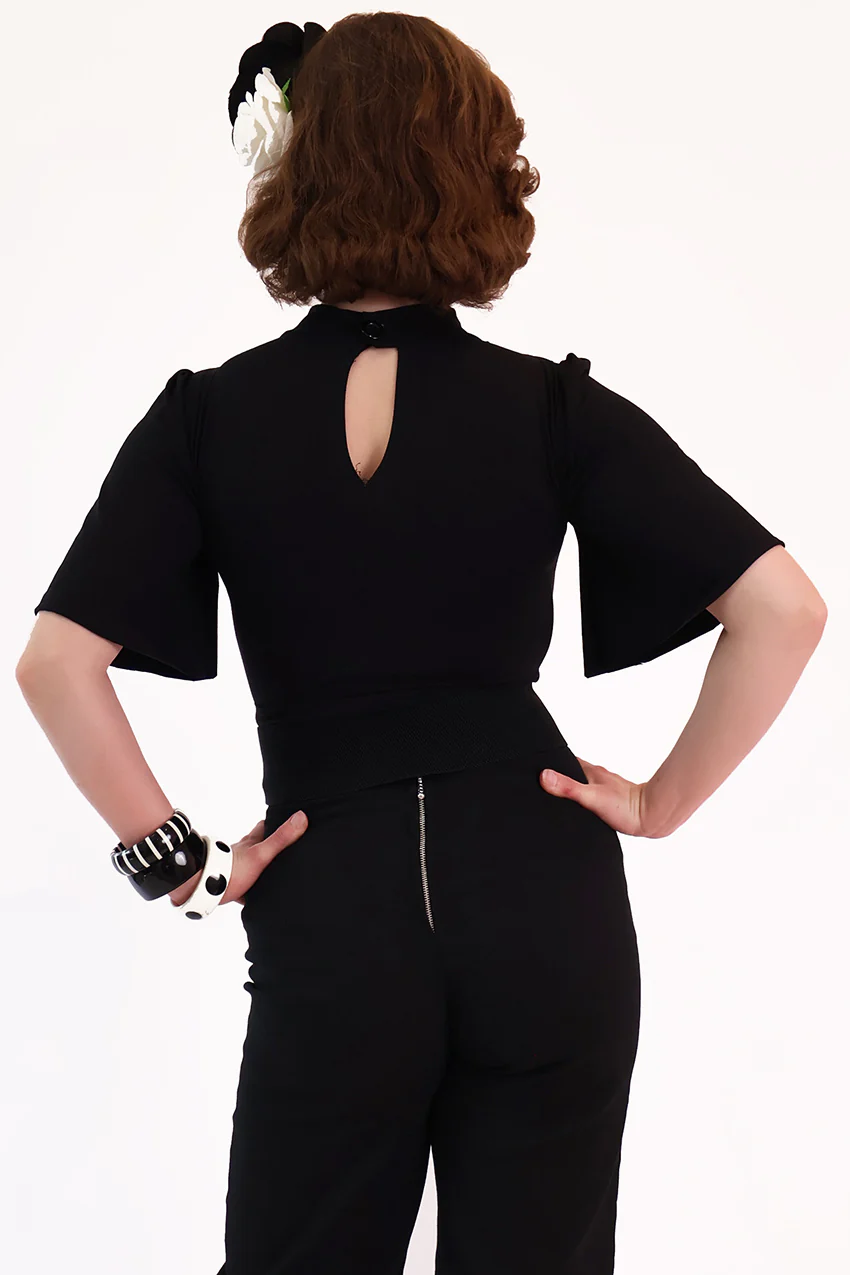 Venom Embroidered Spider Web Top - Image 5