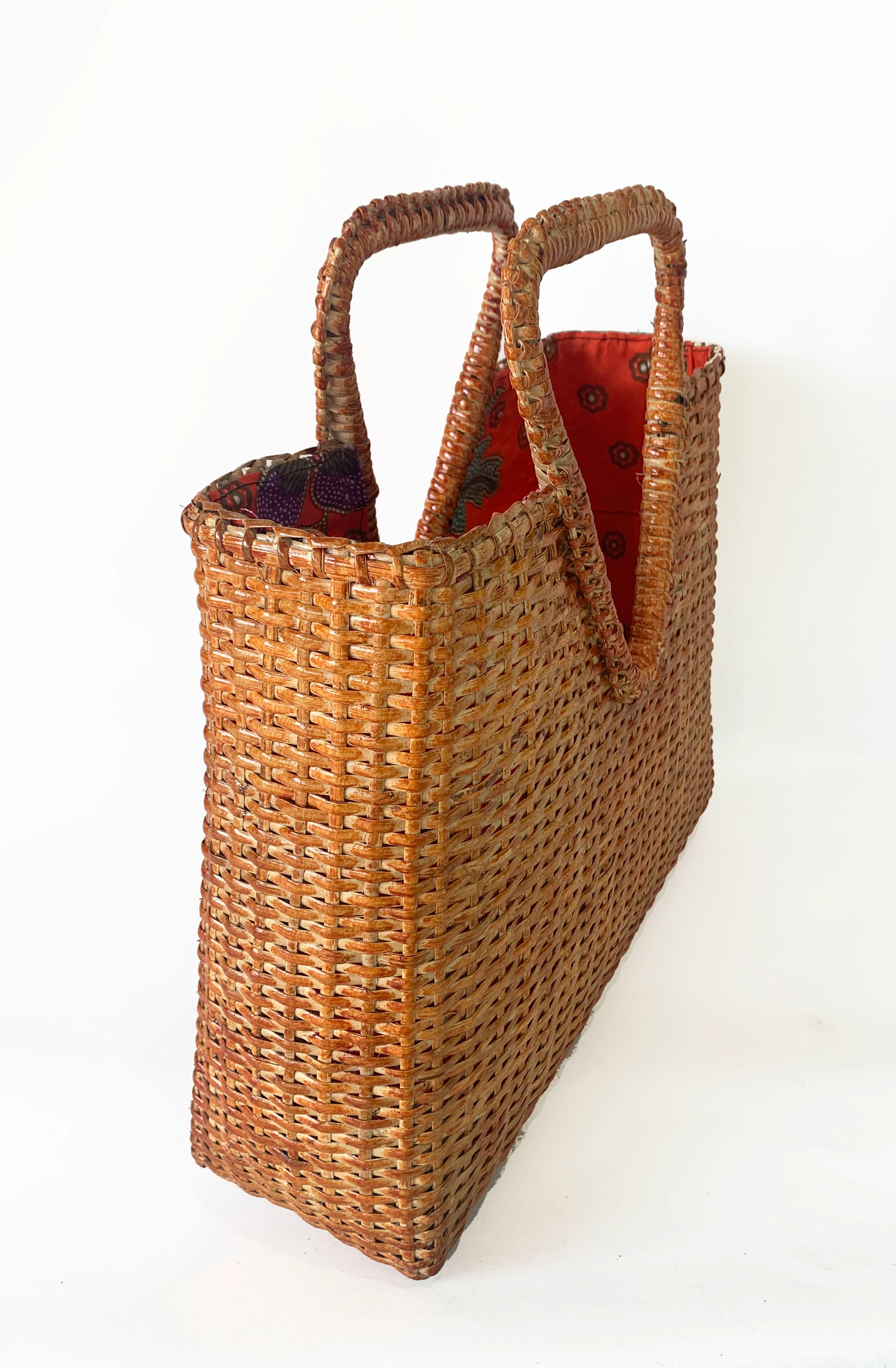 Vintage Basket Handbag - Image 4